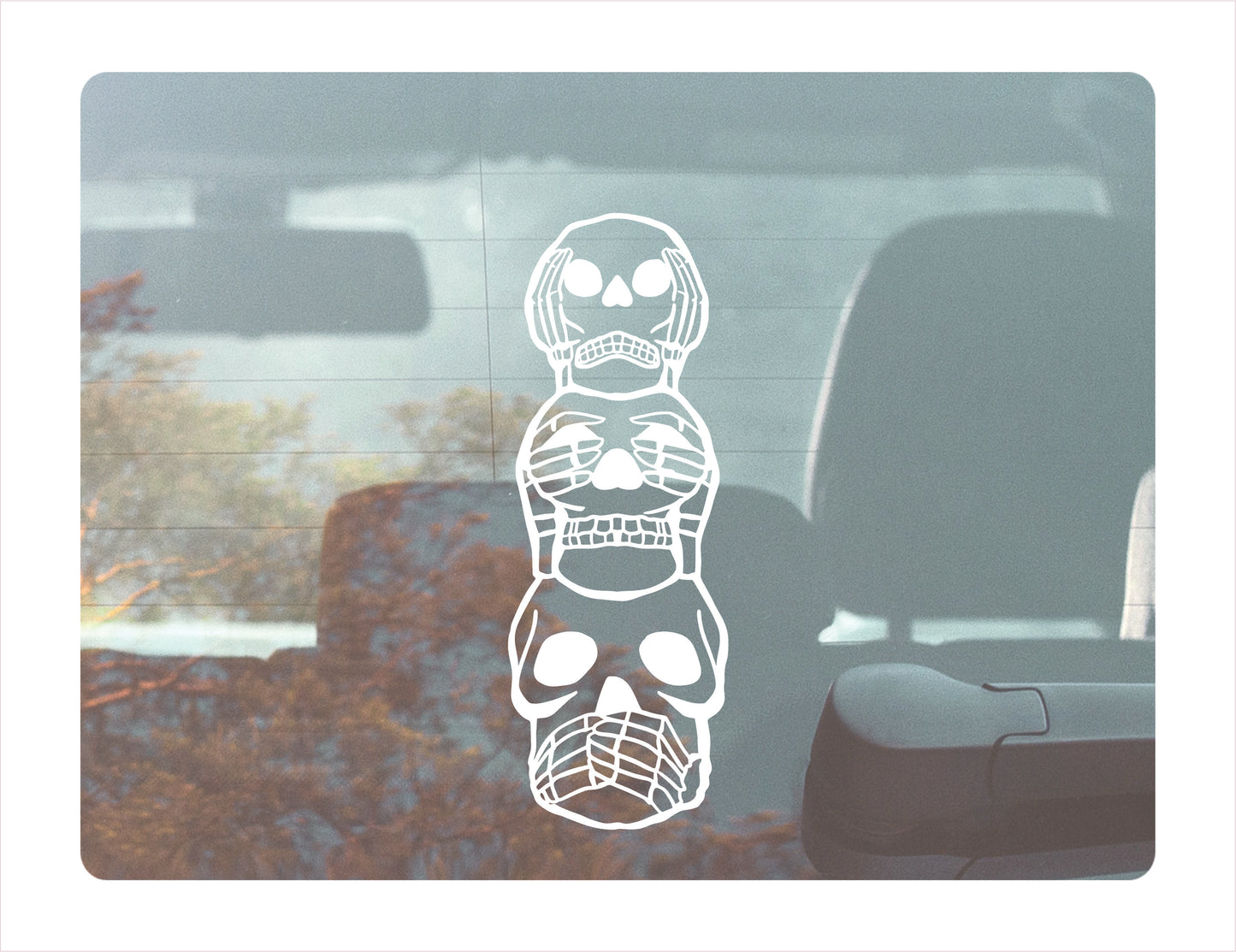 SKULLS Vinyl Decal Sticker FREE shipping