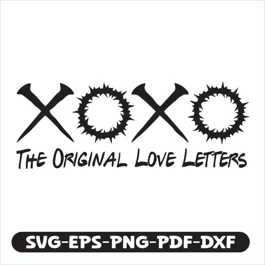 The original love letters SVG EPS PNG PDF DXF Cutting File
