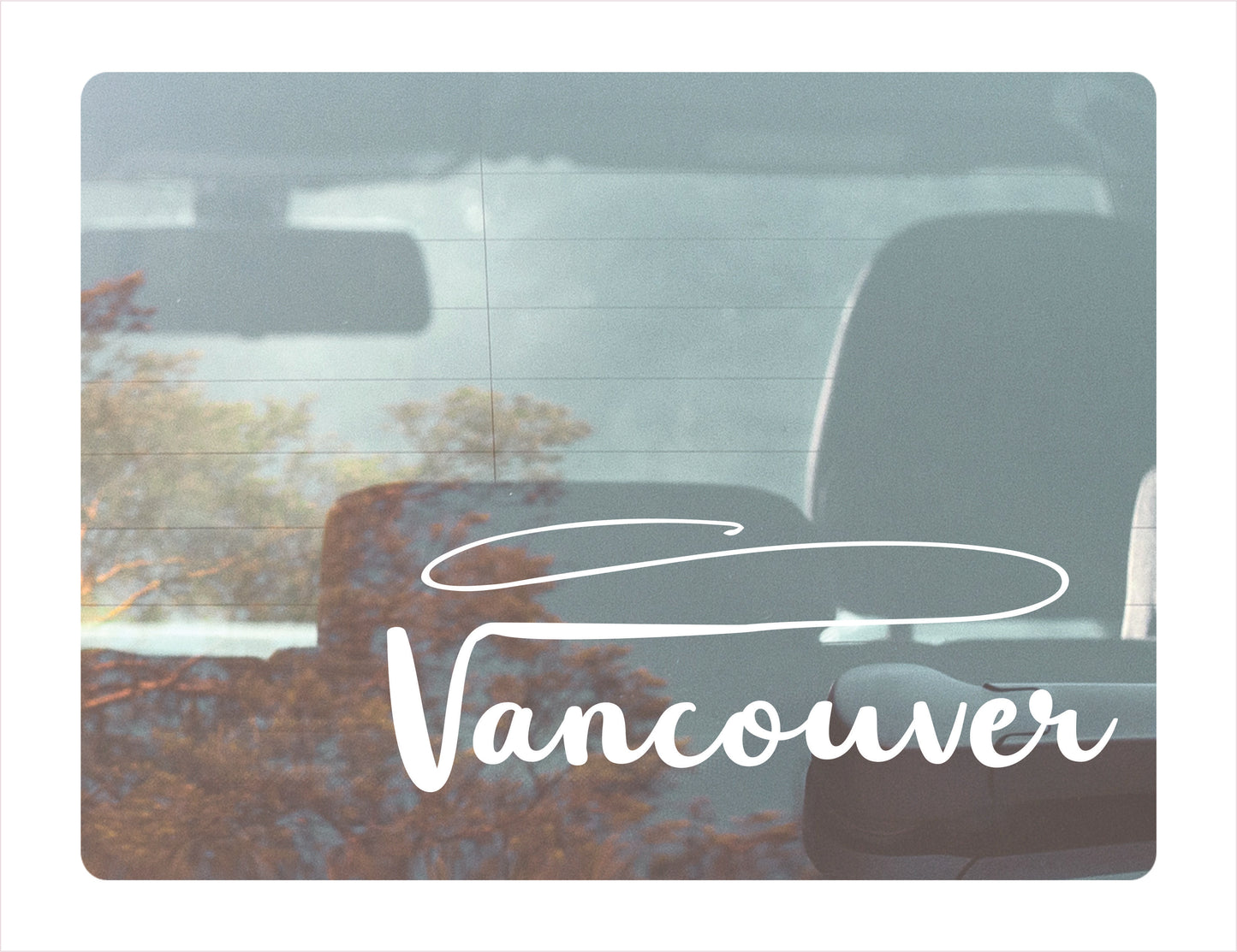 Vancouver Fishing Decal Sticker - FREE shipping