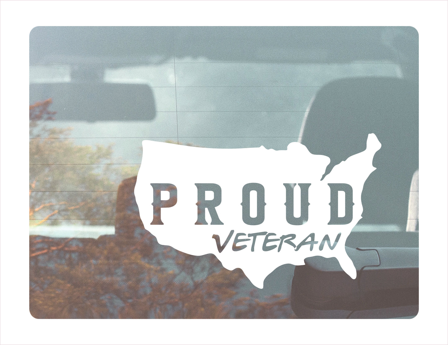 Proud Veteran Decal Sticker - FREE shipping