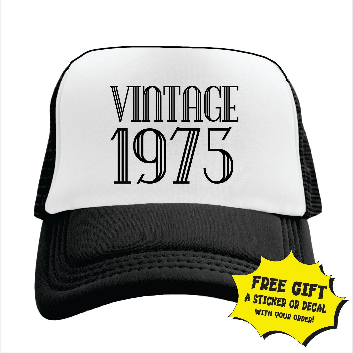 Vintage 1975 Trucker Hat Cap
