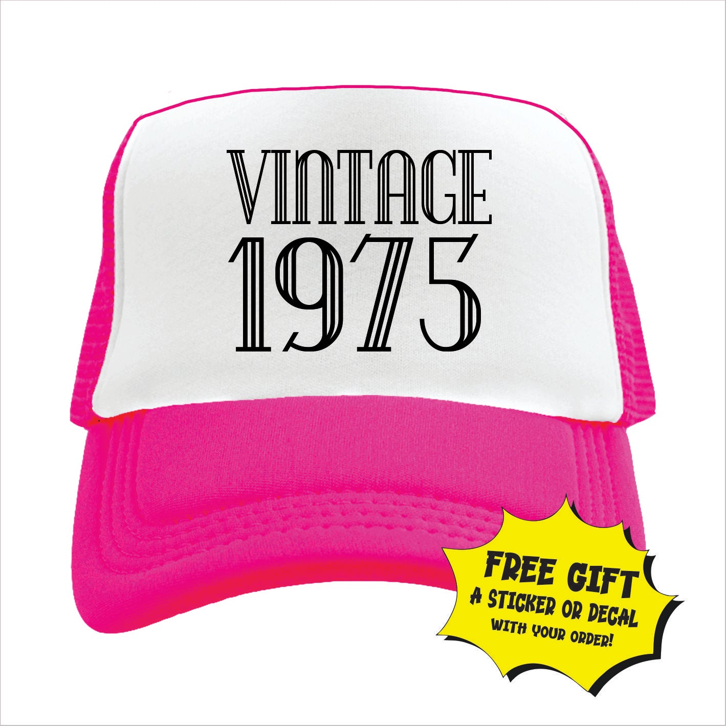 Vintage 1975 Trucker Hat Cap