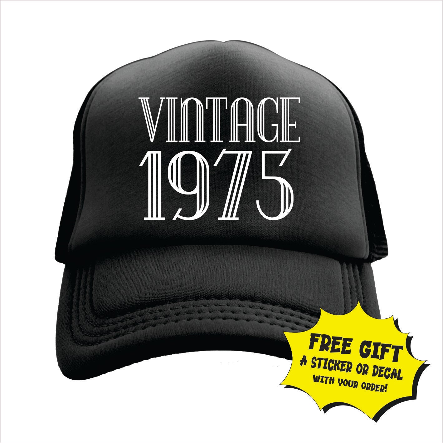 Vintage 1975 Trucker Hat Cap