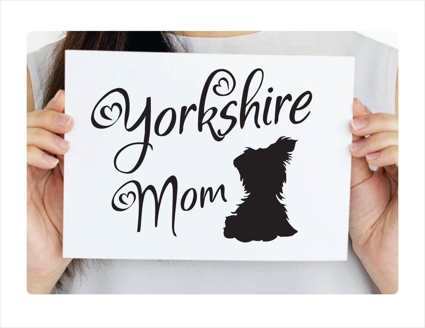 Yorkshire Mom Decal Sticker FREE shipping