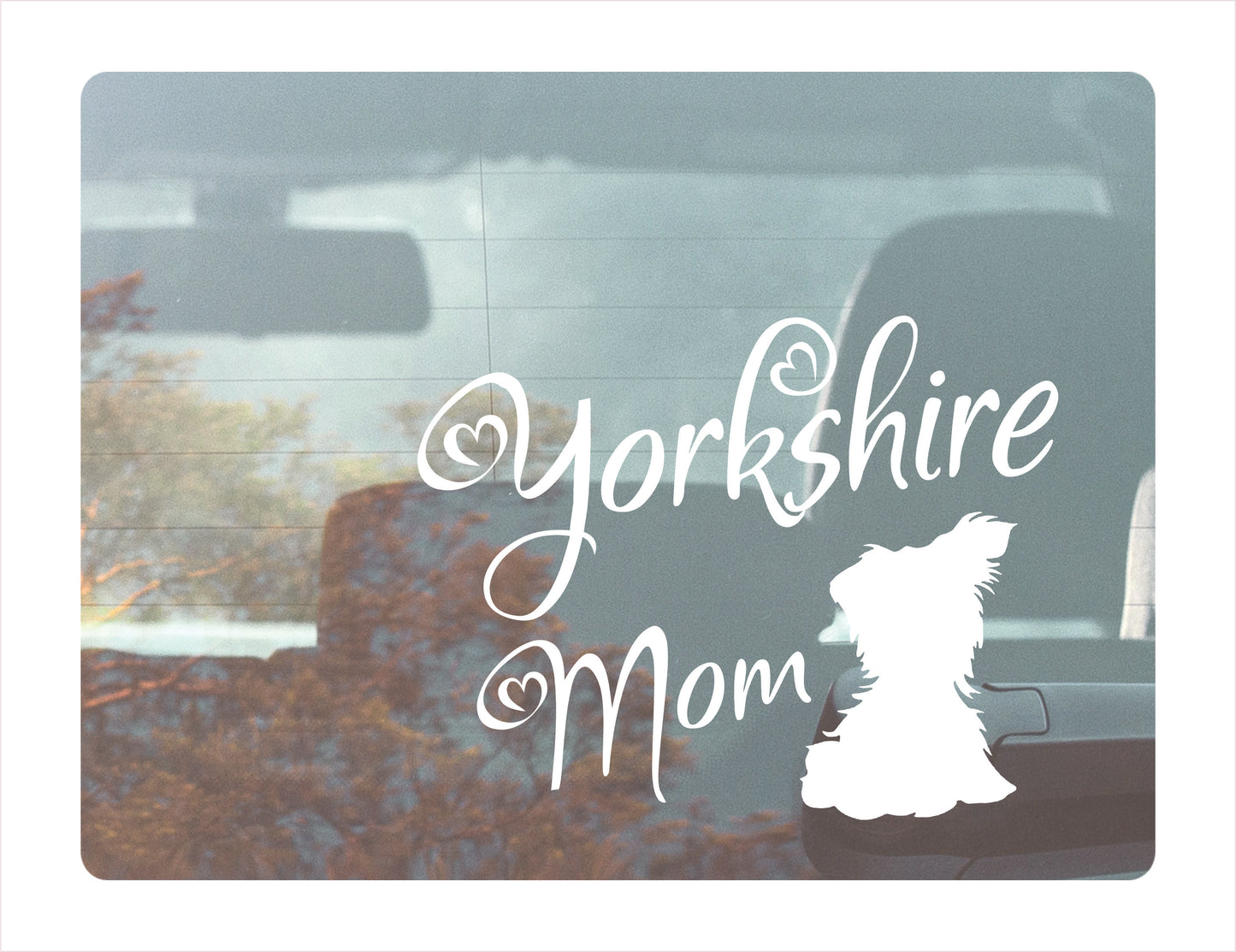 Yorkshire Mom Decal Sticker FREE shipping