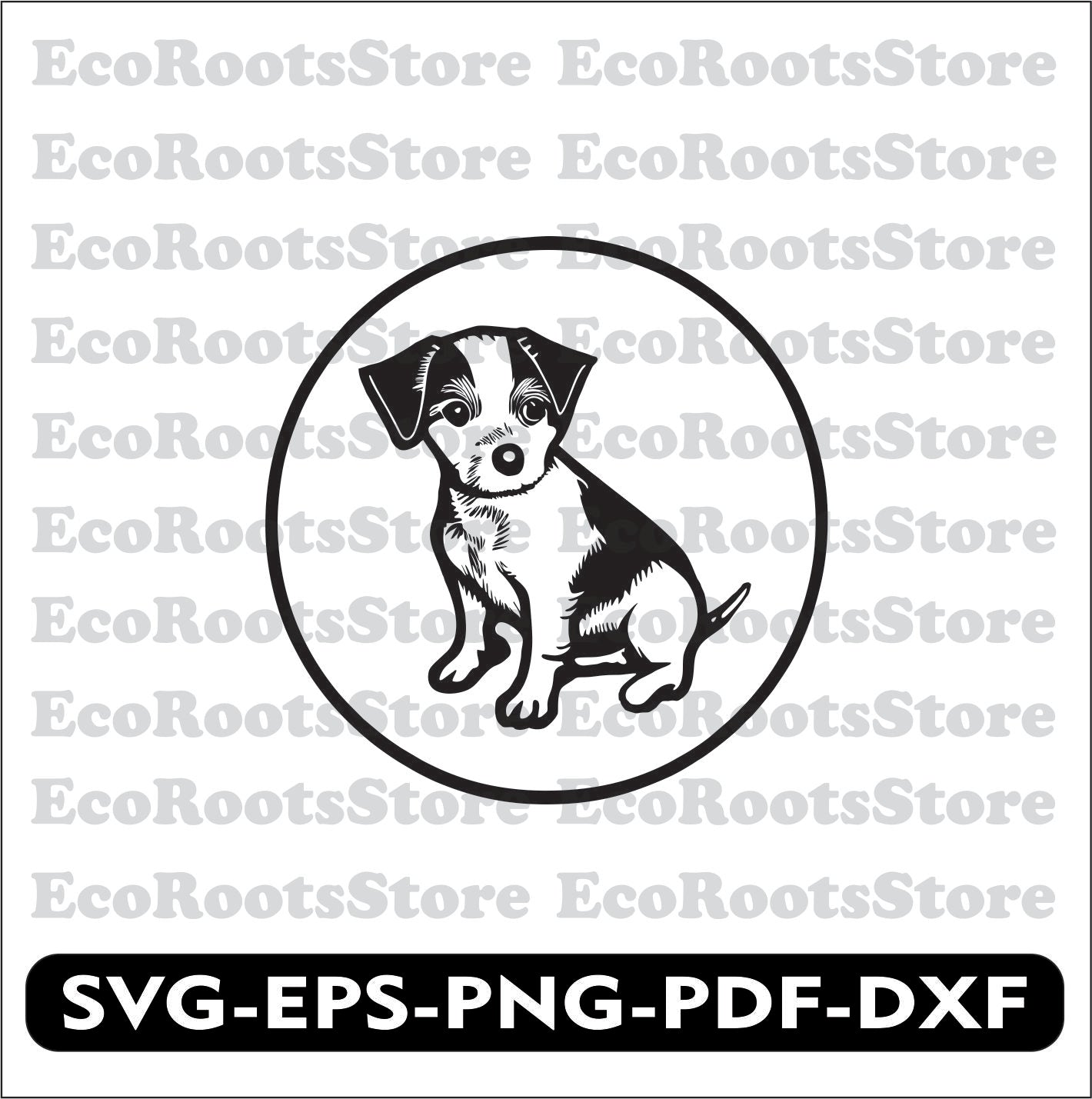 Puppy SVG EPS PNG PDF DXF Cutting File