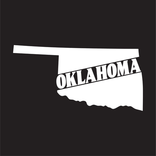 Oklahoma State Decal Sticker - FREE shipping