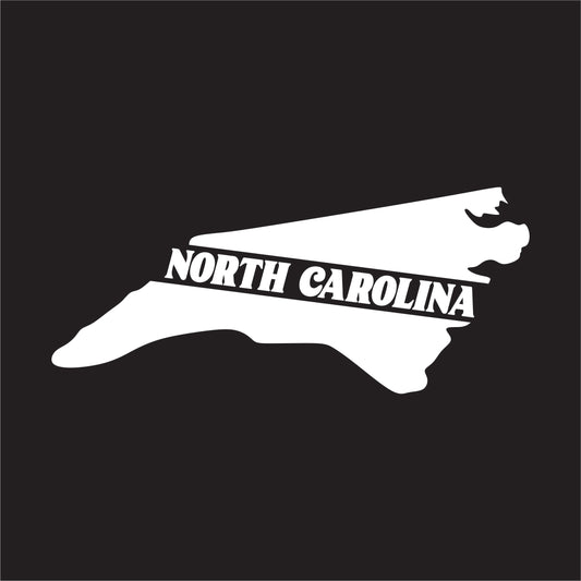 North Carolina Decal Sticker - FREE shipping