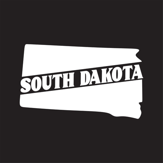 South Dakota State Decal Sticker - FREE shipping