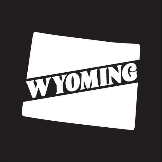 Wyoming State Decal Sticker - FREE shipping