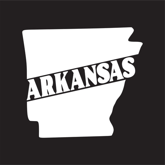 Arkansas State Decal Sticker - FREE shipping
