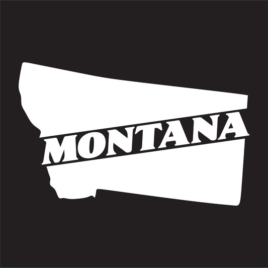 Montana State Decal Sticker - FREE shipping