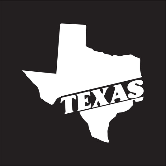 Texas State Decal Sticker - FREE shipping