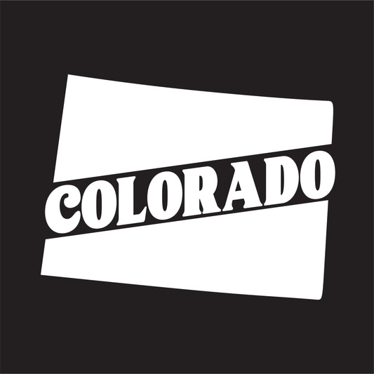 Colorado State Decal Sticker - FREE shipping