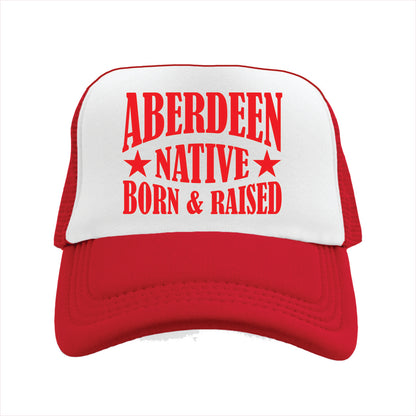 Aberdeen South Dakota USA Hat - Trucker Hat & Vintage Washed Baseball Cap