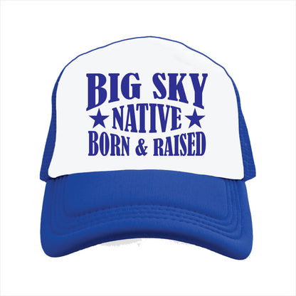 Big Sky Montana USA Hat - Trucker Hat & Vintage Washed Baseball Cap