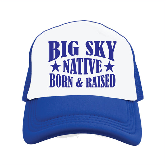 Big Sky Montana USA Hat - Trucker Hat & Vintage Washed Baseball Cap