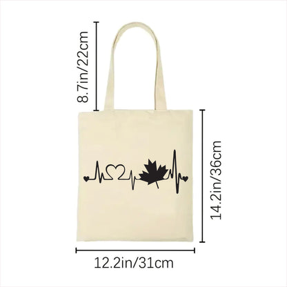 Canada Heartbeat tote bag 2