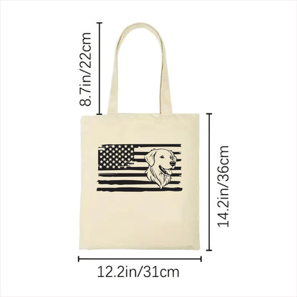 Golden Retriever dog tote bag usa 3
