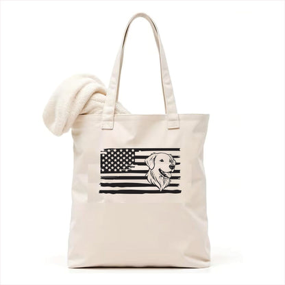 Golden Retriever dog tote bag usa 3
