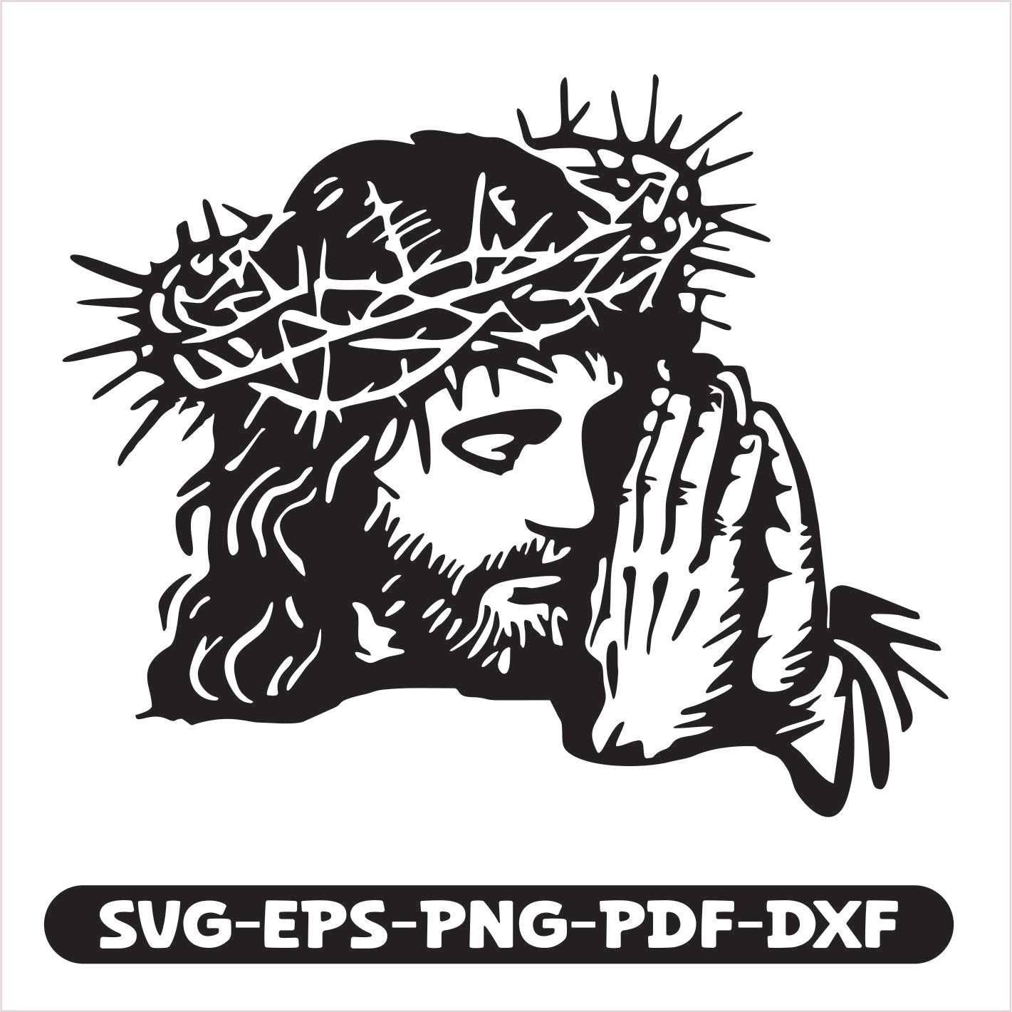 Prayer of Jesus SVG EPS PNG PDF DXF Cutting File