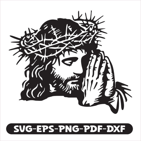 Prayer of Jesus SVG EPS PNG PDF DXF Cutting File