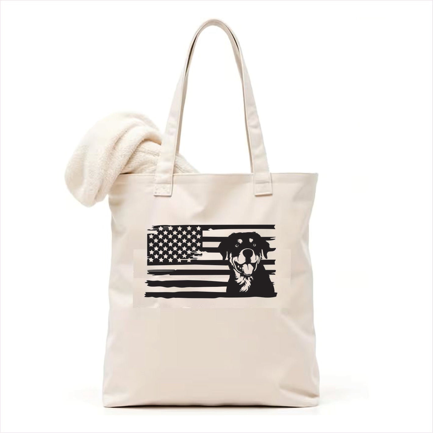 Rottweiler dog tote bag usa 3