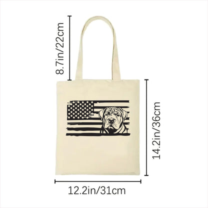 Shar Pei dog tote bag usa 2