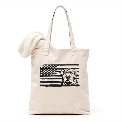 Shar Pei dog tote bag usa 3