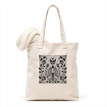 The third eye skull gothic tote bag 3