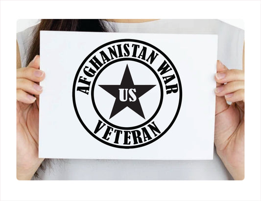 Afghanistan War US. Veteran Decal Sticker - FREE shipping