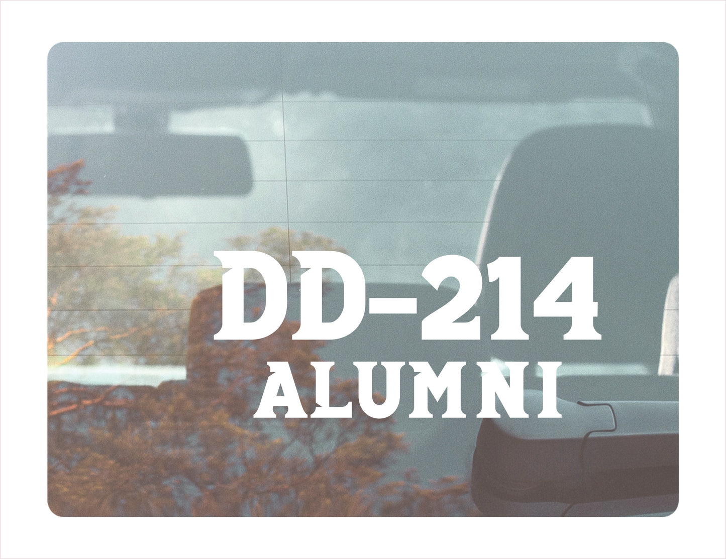 DD-214 Alumni Decal Sticker - FREE shipping