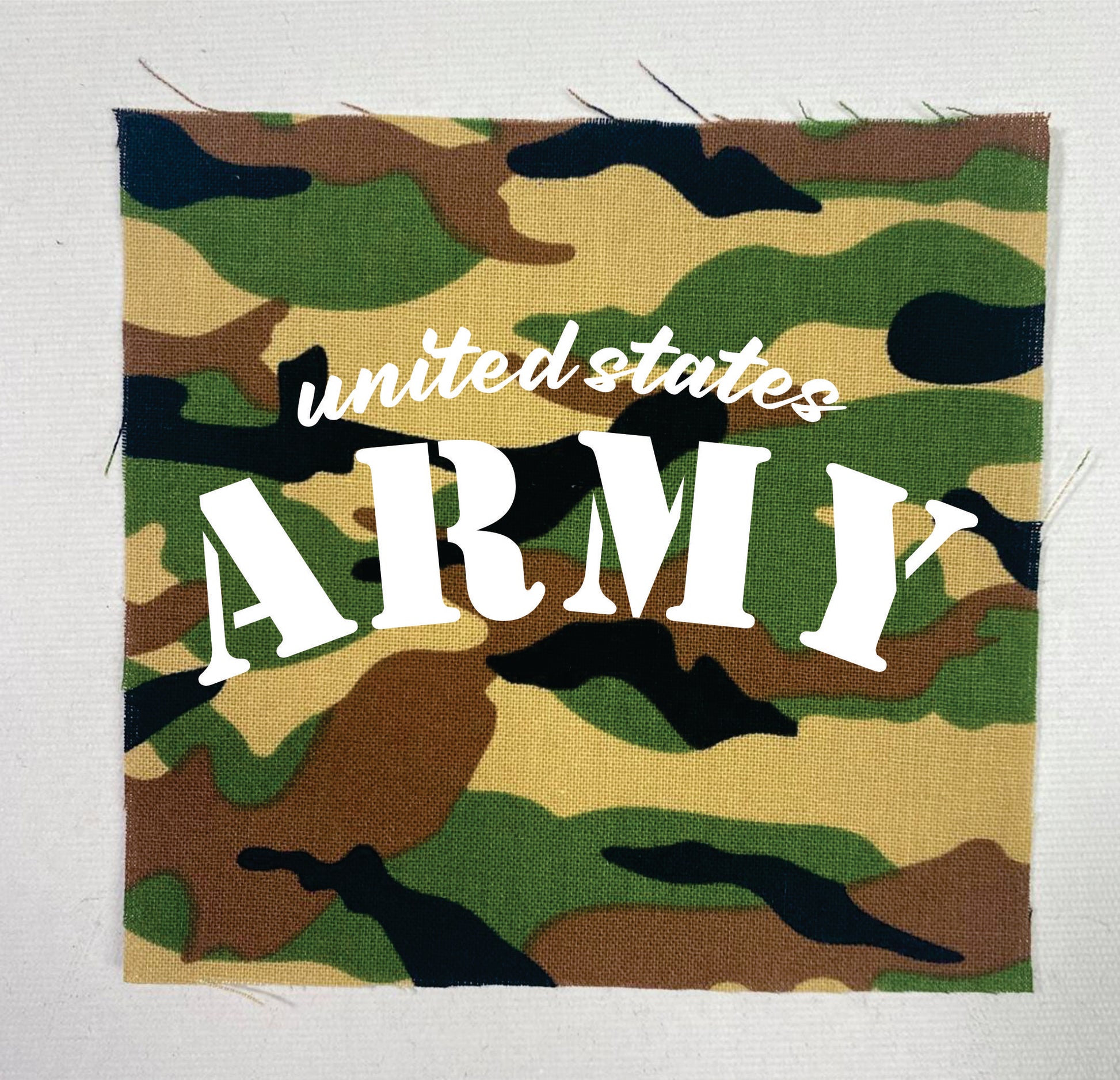 United States Army Sew-On Patch Camo