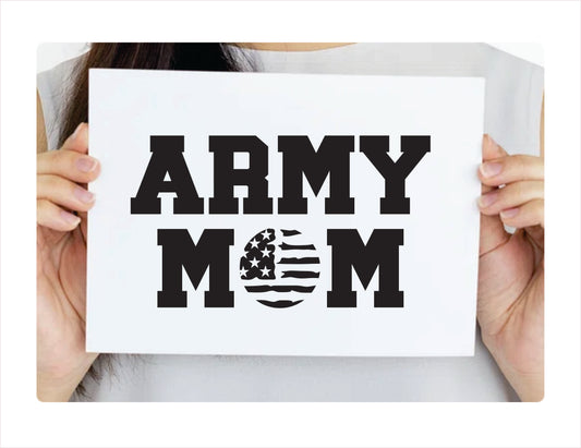 Army Mom Usa Decal Sticker - FREE shipping