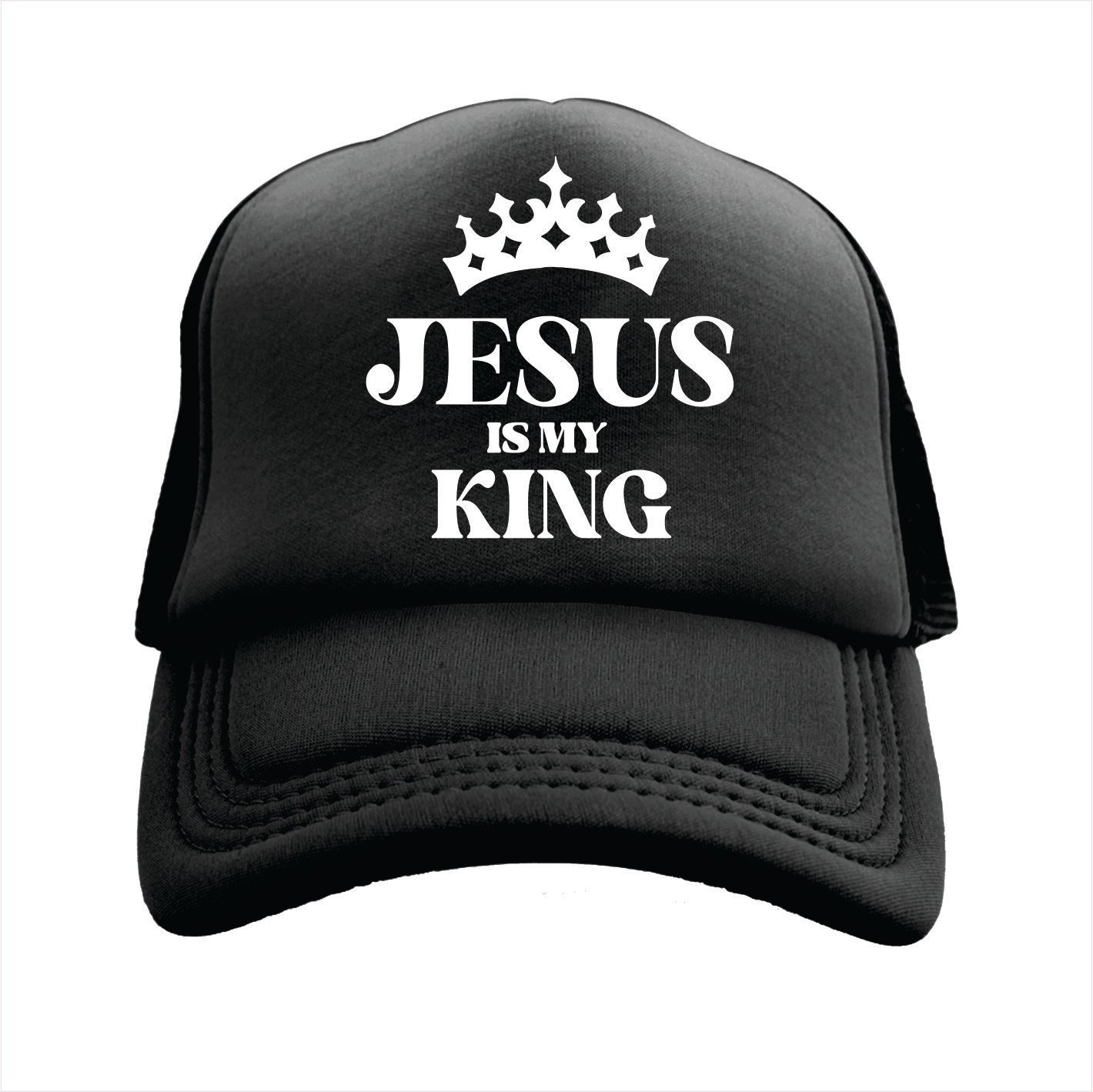 Jesus is my King Trucker Hat Cap