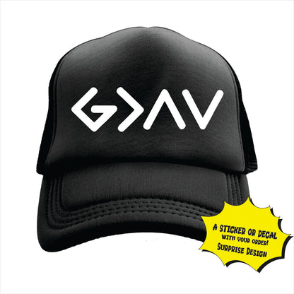 God is Greater Trucker Hat Cap