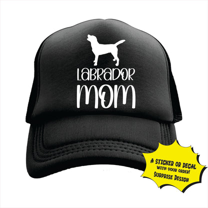 Labrador Mom Trucker Hat Cap