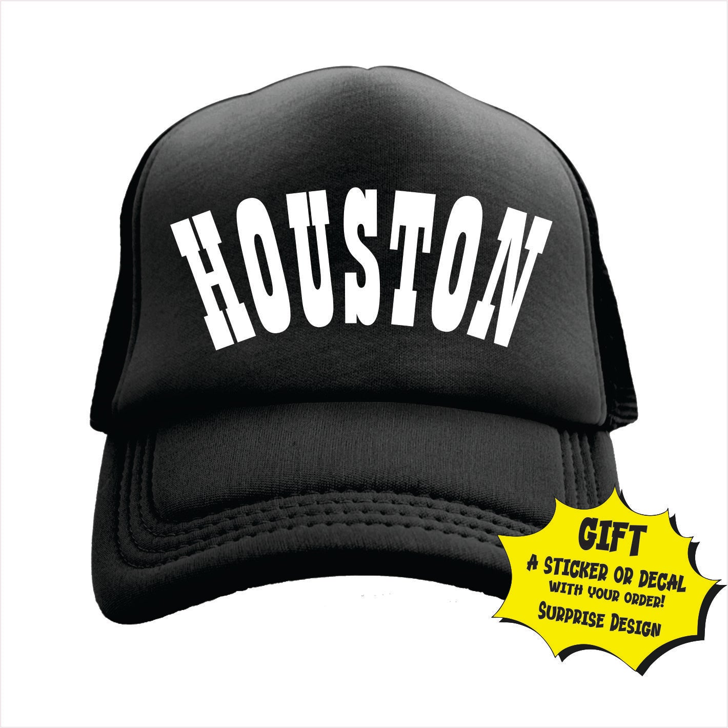 Houston Trucker Hat Cap