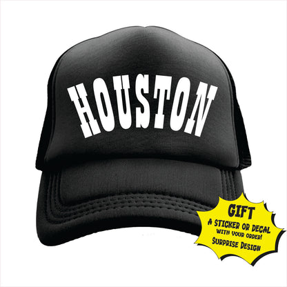 Houston Trucker Hat Cap