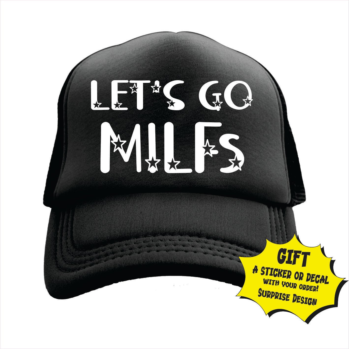 Let’s Go Milfs Trucker Hat Cap