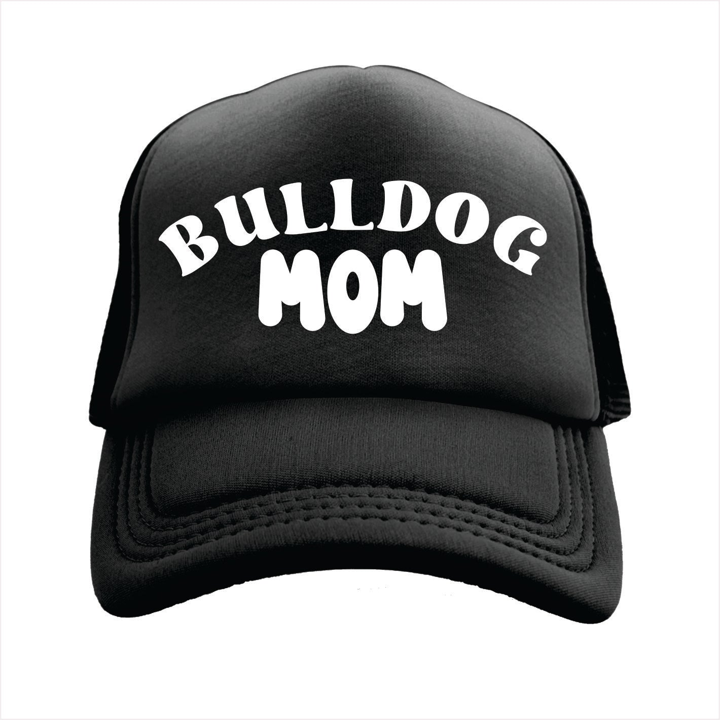 Bulldog Mom Trucker Hat Cap