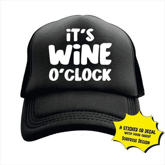 It’s Wine O’clock Trucker Hat Cap