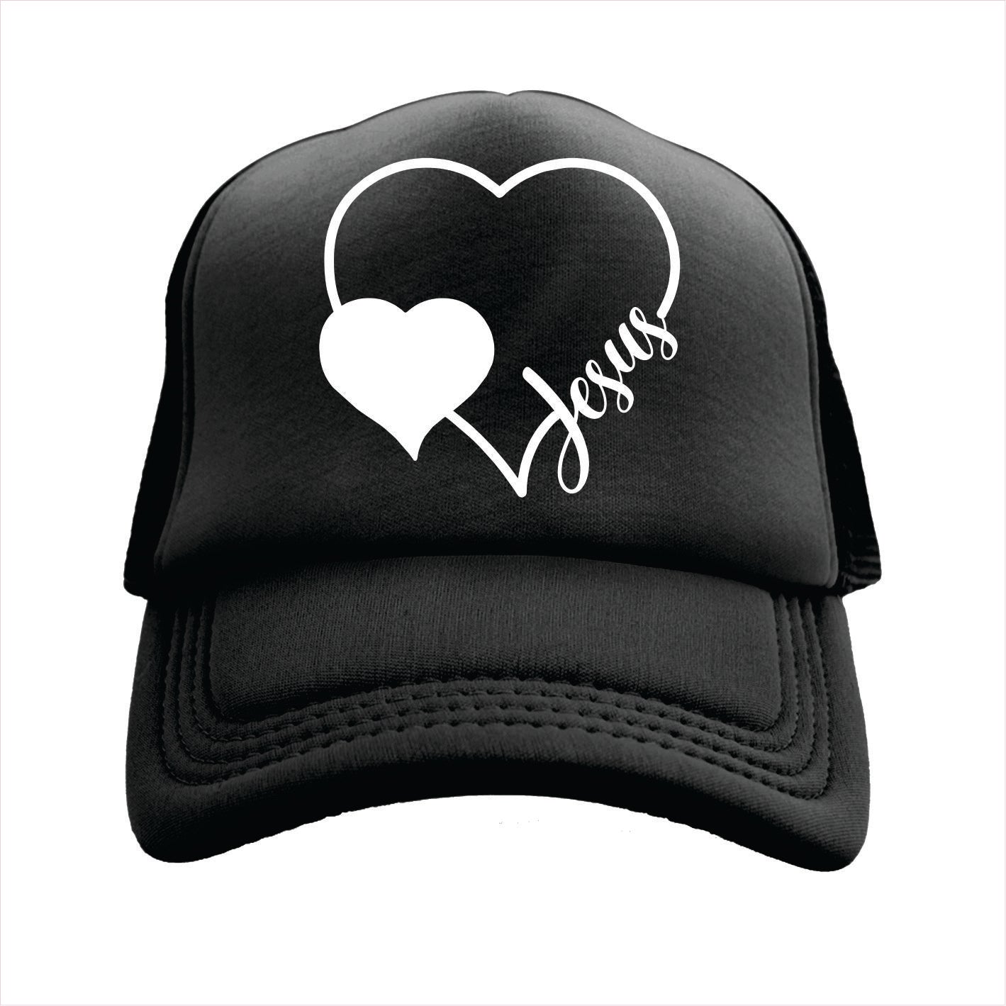 Jesus Heart Trucker Hat Cap
