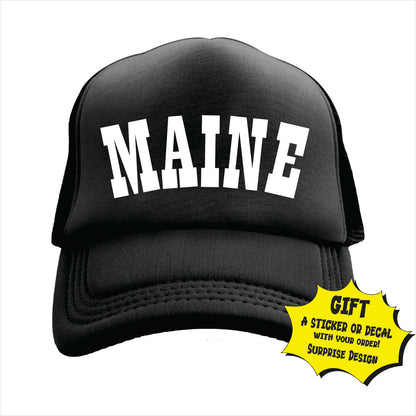 Maine Trucker Hat Cap