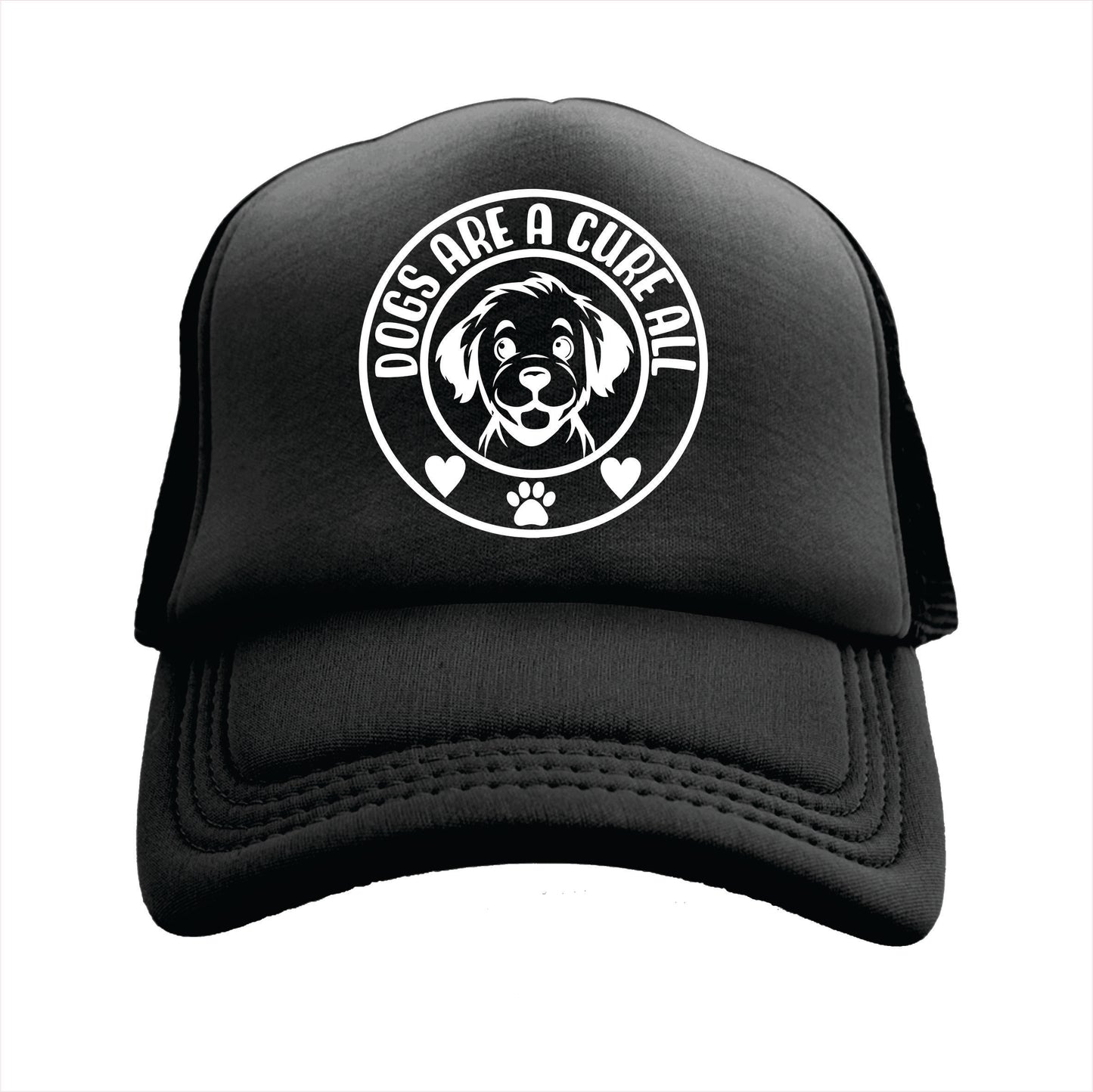 Dogs are a cure-all Trucker Hat Cap