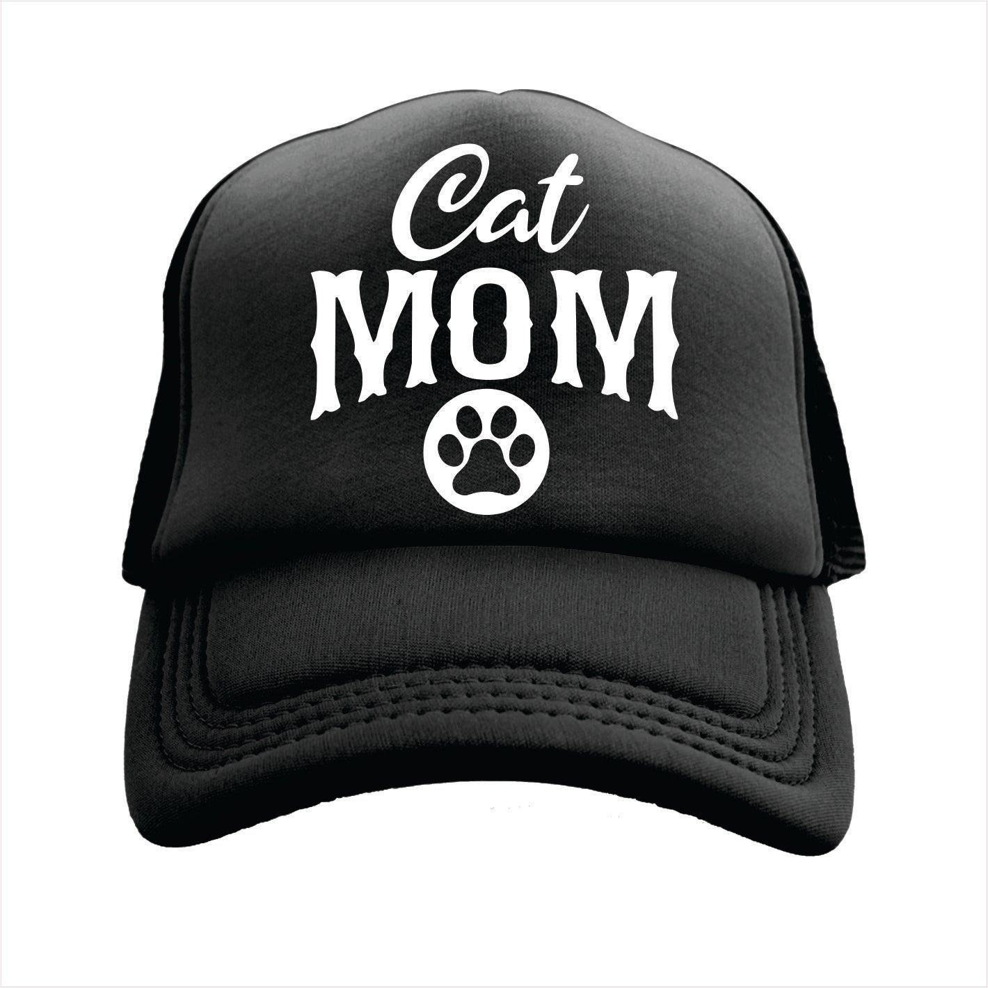 Cat Mom Trucker Hat Cap