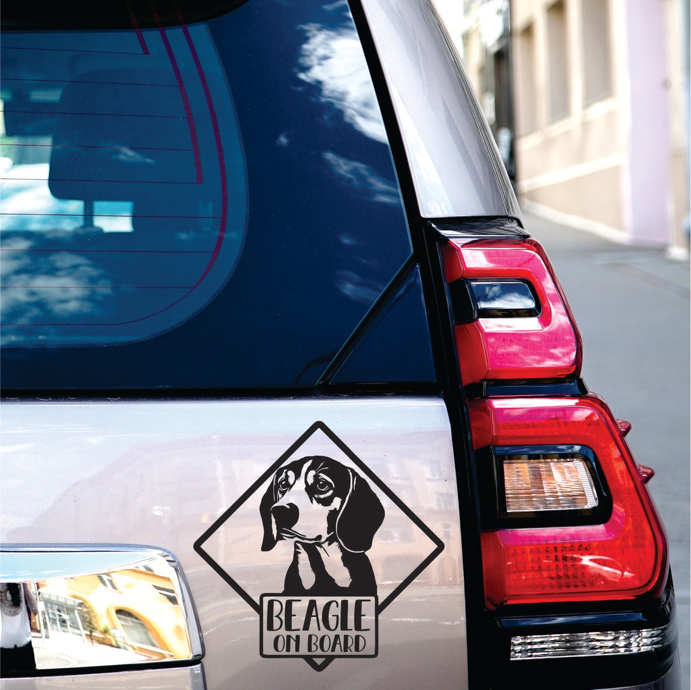 Beagle on board Decal Sticker