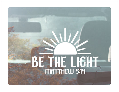 Be the light Decal Sticker - FREE shipping