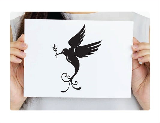 Hummingbird decals, hummingbird decorations, vinyl decal FREE shipping