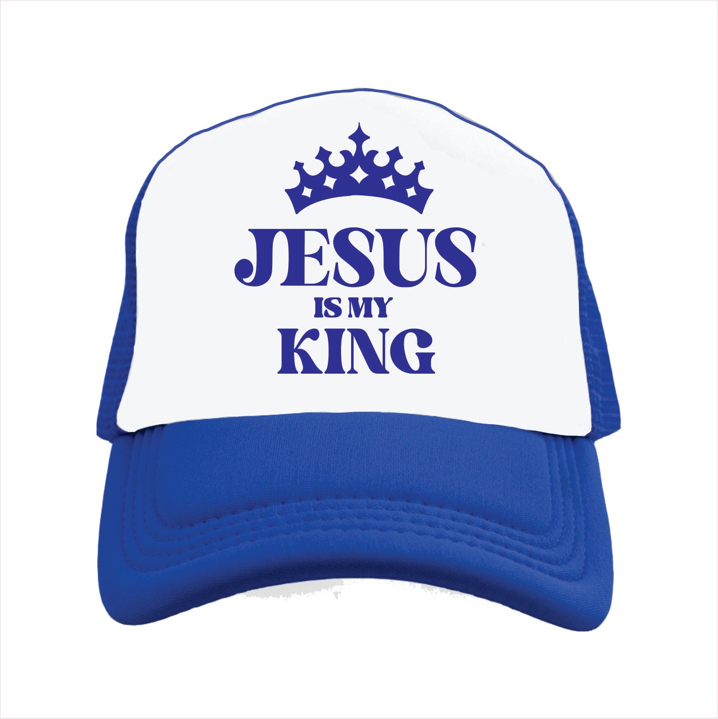 Jesus is my King Trucker Hat Cap